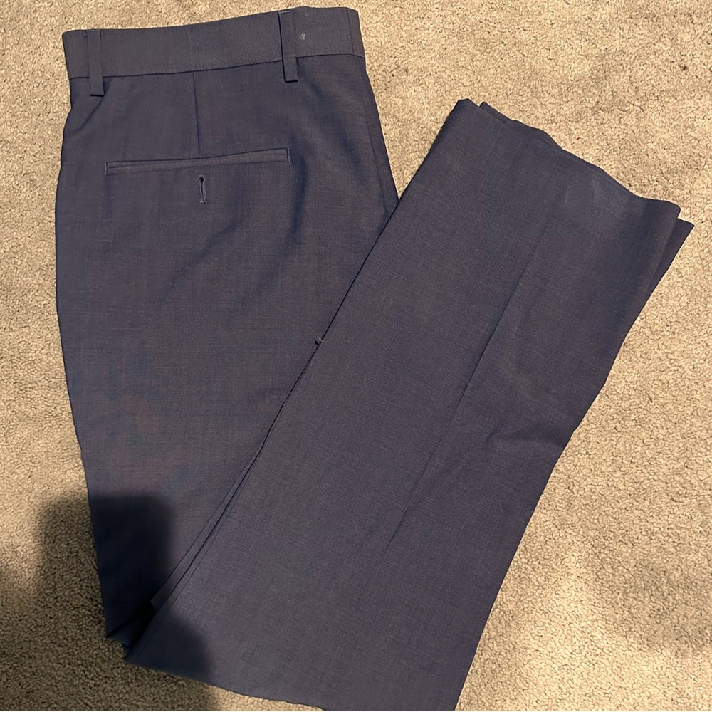 Express Navy Stretch + Classic Dress Pants 32x30